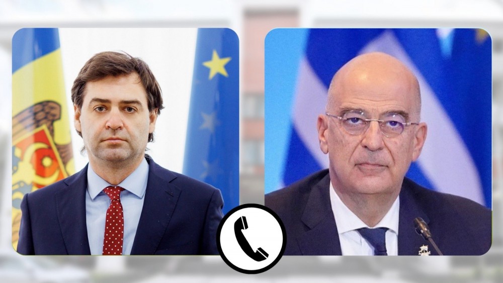 Nicu Popescu a discutat cu omologul său grec, Nikos Dendias: Ancorare ireversibilă a Republicii Moldova în spațiul european